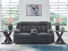 Load image into Gallery viewer, Observation - Steel - Double Reclining Power Loveseat With Console
