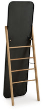 Load image into Gallery viewer, Bronick - Black / Brown - Floor Mirror