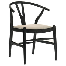 Load image into Gallery viewer, Crestmont - Wood Wishbone Dining Side Chair (Set of 2) - Black