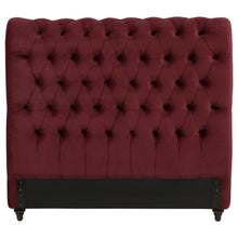 Load image into Gallery viewer, Devon - Upholstered Queen Headboard - Wine Red