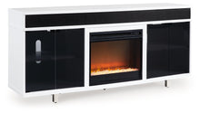 Load image into Gallery viewer, Gardoni - White / Black - 72&quot; TV Stand With Electric Fireplace