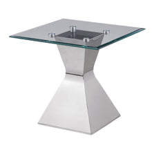 Load image into Gallery viewer, Jenny - Glass Top Stainless Steel Side End Table - Chrome