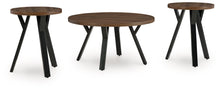 Load image into Gallery viewer, Elbrynn - Brown / Black - Occasional Table Set (Set of 3)