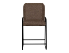 Load image into Gallery viewer, Seating - 24&quot; Upholstered Barstool - Chocolate Brown / Black