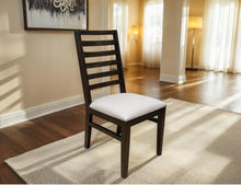 Load image into Gallery viewer, Black Balam - Upholstered Seat Wooden Chair (Set of 2) - Oil Black