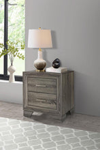 Load image into Gallery viewer, Wright - 2-Drawer Nightstand Bedside Table - Brown Oak