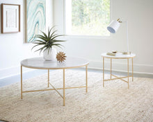 Load image into Gallery viewer, Ellison - Round Marble Top Table