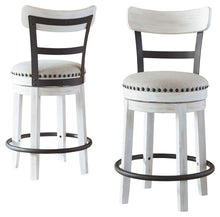 Load image into Gallery viewer, Valebeck - Full Back Swivel Stool