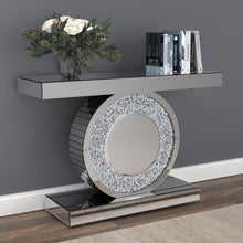 Load image into Gallery viewer, Bergenia - Mirrored Entryway Sofa Console Table - Silver