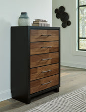 Load image into Gallery viewer, Kraeburn - Brown / Black - Five Drawer Chest