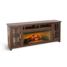 Load image into Gallery viewer, Media Console With Fireplace Option