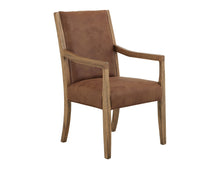 Load image into Gallery viewer, Verona - Upholstered Dining Armchair - Brown