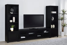 Load image into Gallery viewer, Jupiter - 3-Piece Entertainment Center TV Stand - Black