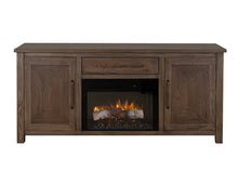 Load image into Gallery viewer, Novus Lodge - 70&quot; Electric Fireplace - Dark Brown