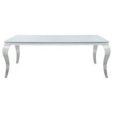 Load image into Gallery viewer, Carone - Rectangular Glass Top Dining Table