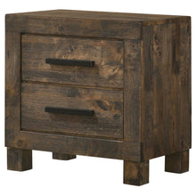 Load image into Gallery viewer, Woodmont - 2-Drawer Nightstand - Rustic Golden Brown