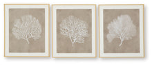 Load image into Gallery viewer, Hendridge - Taupe / White - Wall Art Set (Set of 3)