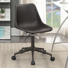 Load image into Gallery viewer, Carnell - Upholstered Adjustable Home Office Desk Chair - Brown