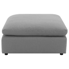 Load image into Gallery viewer, Raleigh - Boucle Upholstered Ottoman - Gray