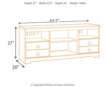 Load image into Gallery viewer, Willowton - Entertainment Center With Fireplace Option