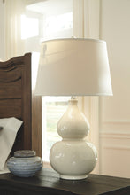 Load image into Gallery viewer, Saffi - Cream - Ceramic Table Lamp