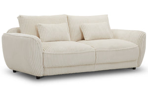 Utopia - 2 Cushion Seat With Lumbar Pillow - Mega Ivory