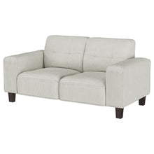 Load image into Gallery viewer, Deerhurst - Upholstered Track Arm Tufted Loveseat - Greige