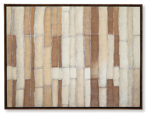Kalanmore - Brown / Tan / White - Wall Art
