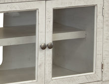 Load image into Gallery viewer, Stone - TV Stand / Wall Unit - Antiqued Ivory / Weathered Gray