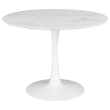 Load image into Gallery viewer, Arkell - Round Faux Marble Top Dining Table