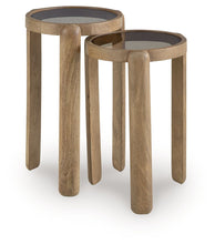 Load image into Gallery viewer, Jossor - Light Brown - Accent Table Set (Set of 2)