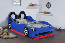 Load image into Gallery viewer, Cruiser - Wood LED Race Car Bed And 7&quot; Mattress