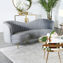 Load image into Gallery viewer, Sophia - Upholstered Channel Tufted Loveseat