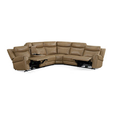 Load image into Gallery viewer, Momentum - 6 Piece Modular Power Reclining Sectional with Power Adjustable Headrests - Cashew