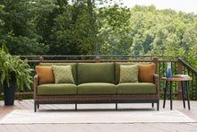 Load image into Gallery viewer, Horizon Hall - Brown / Green - Sofa With Cushion