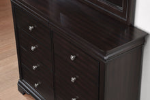 Load image into Gallery viewer, Dominique - 2 Piece Dresser And Mirror - Dark Brown