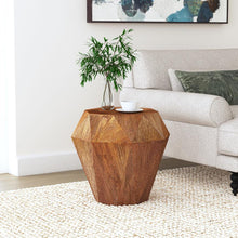 Load image into Gallery viewer, Jacinto - Octagonal Solid Mango Wood Side Table