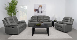 Nova - Upholstered Padded Arm Sofa Set