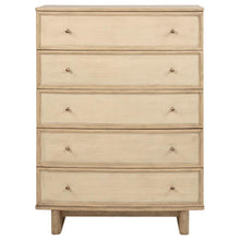Load image into Gallery viewer, Kailani - 5-Drawer Bedroom Chest Of Drawers - Beige Oak