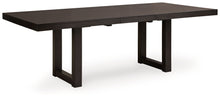 Load image into Gallery viewer, Neymorton - Dark Grayish Brown - Rectangular Dining Room Butterfly Extension Table
