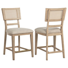 Load image into Gallery viewer, Kailani - Radio Weave Cane Counter Dining Side Chair (Set of 2) - Beige Oak