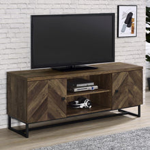 Load image into Gallery viewer, Myles - 2 Door Engineered Wood TV Stand - Rustic Oak