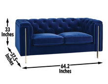 Load image into Gallery viewer, Charlene - Velvet Sofa And Loveseat