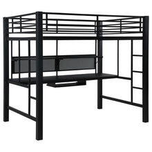 Load image into Gallery viewer, Avalon - Full Workstation Loft Bed - Black