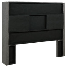 Load image into Gallery viewer, Bancroft - Upholstered Queen Wingback Headboard - Gray