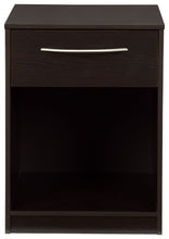 Load image into Gallery viewer, Finch - Black - One Drawer Night Stand