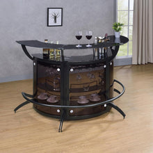 Load image into Gallery viewer, Dallas - 3-Piece Curved Freestanding Home Bar Cabinet