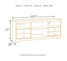 Load image into Gallery viewer, Willowton - Entertainment Center With Fireplace Option