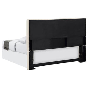 Pirro - Upholstered King Panel Headboard - Sand
