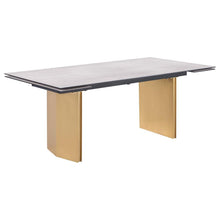 Load image into Gallery viewer, Vesa - Glass Top Extension Dining Table - Beige